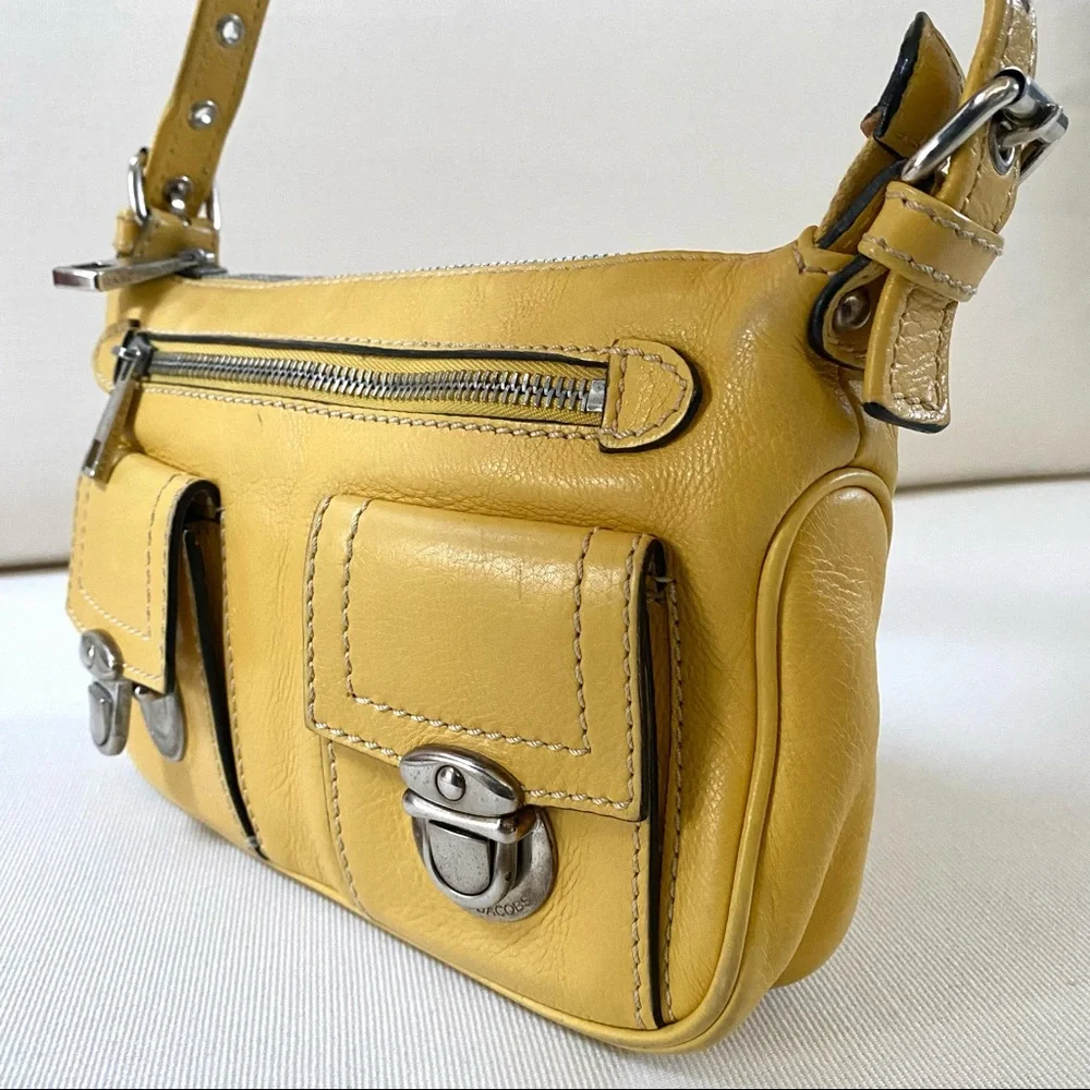 MARC JACOBS YELLOW LEATHER BAG - Picture 5 of 17
